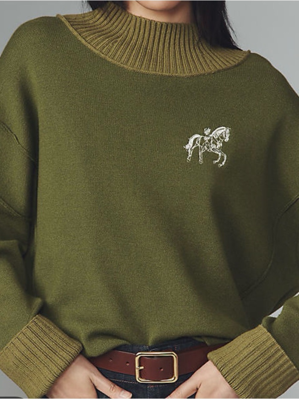 Maeve Logan Turtleneck Sweater - M